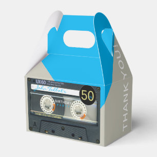 Retro T6 Audiotape 50. Geburtstag Danke GFB Geschenkschachtel