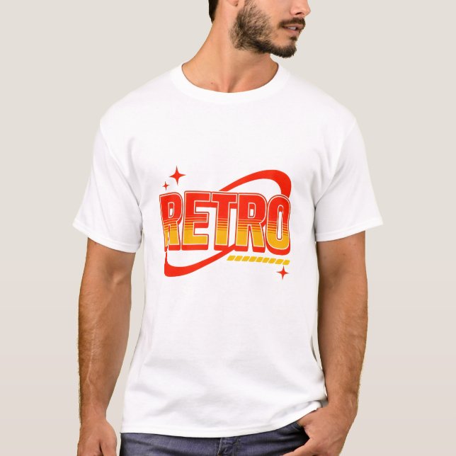 Retro. T-Shirt (Vorderseite)
