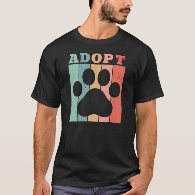 Retro-T - Shirt adoptiert (Vorderseite)