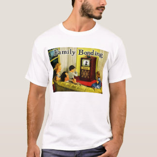 Rétro T-shirt de famille de TV (liaison de
