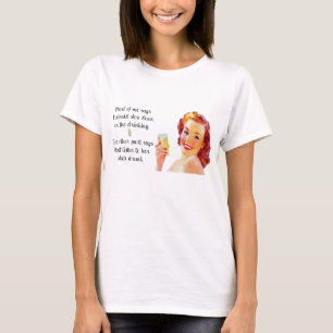 Rétro T-shirt de femme au foyer