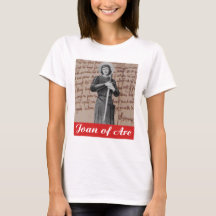 Rétro T-shirt de Jeanne d'Arc