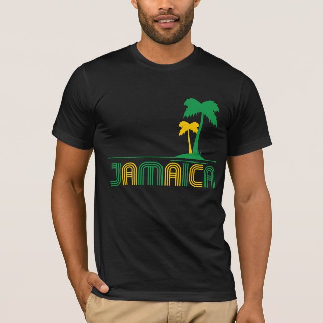 Rétro T-shirt de la Jamaïque (Devant)