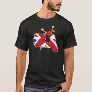 Rétro T-shirt de mod de scooter