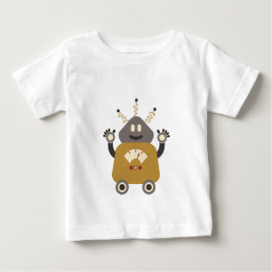 Rétro T-shirt idiot drôle de robot