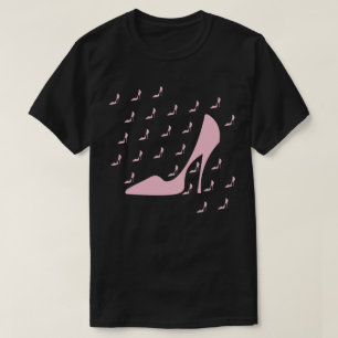 Retro-T-Shirt mit High Heel Schuhen T-Shirt