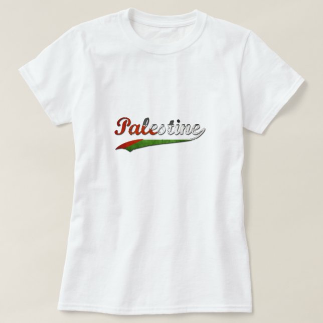 Retro T-Shirt Palästinas (Design vorne)