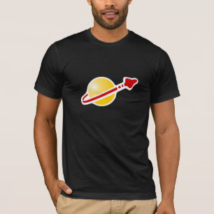 Rétro T-shirt vintage de logo de l'espace