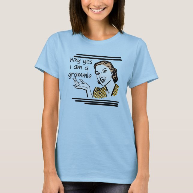 Rétro T-shirts et cadeaux de Grammie (Devant)