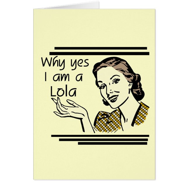 Rétro T-shirts et cadeaux de Lola (Devant)