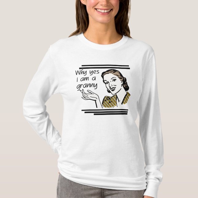 Rétro T-shirts et cadeaux de mamie (Devant)