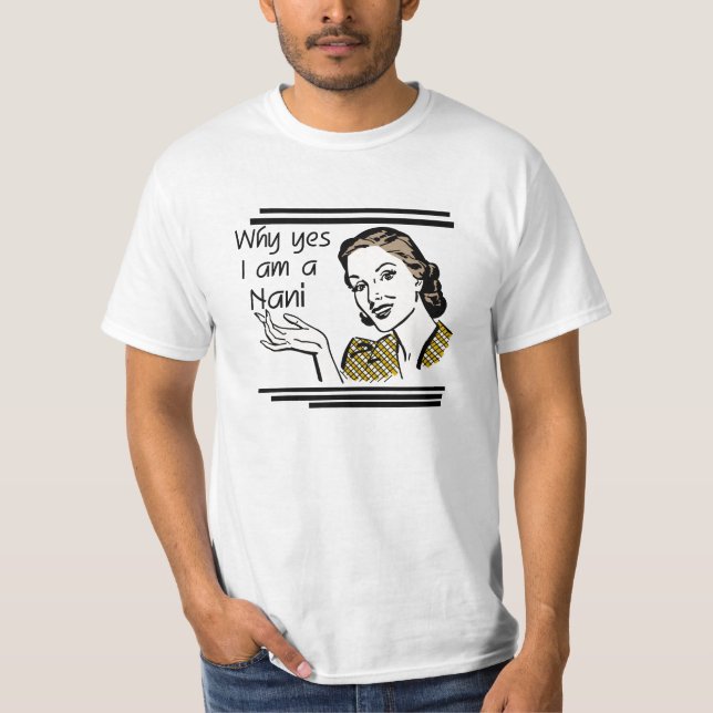 Rétro T-shirts et cadeaux de Nani (Devant)