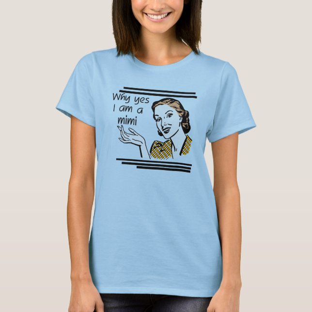 Retro T - Shirts Mimi und Geschenke (Vorderseite)