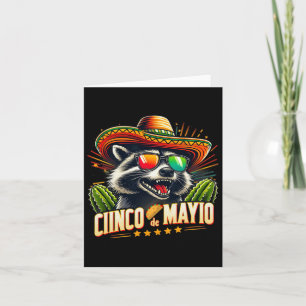 Retro Taco Dinosaur Funny Cinco De Mayo Men Women Karte