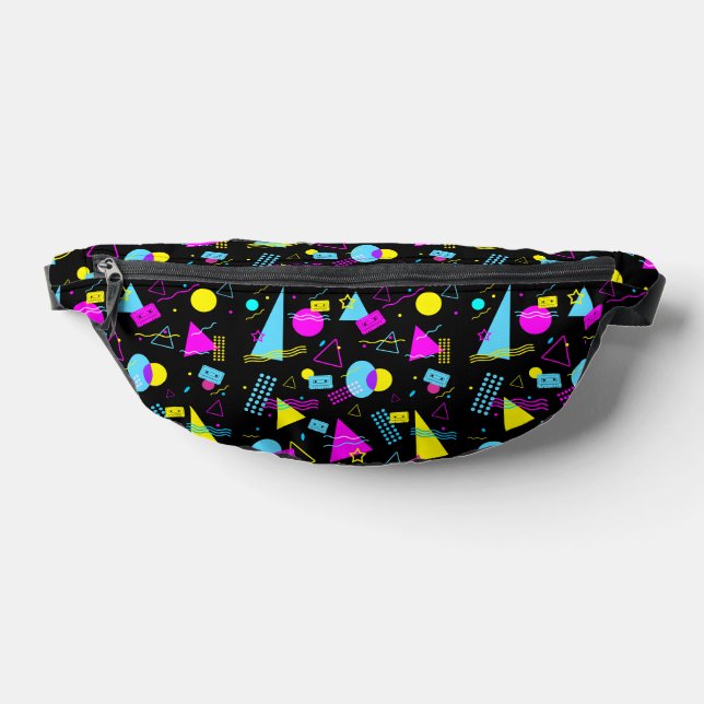 RETRO TAPE FARBIGE FORMEN BAUCHTASCHE (Ablage )