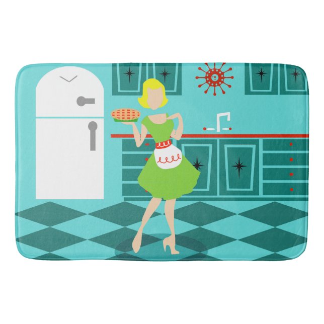 Rétro tapis de bain de tarte (Devant)