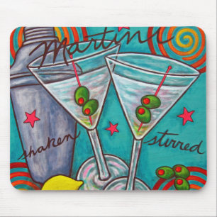 Rétro tapis de souris de Martini