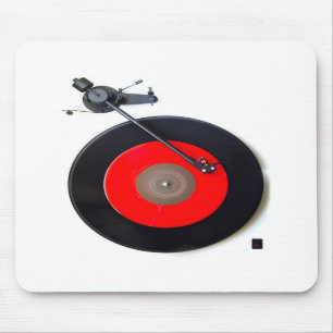 Rétro tapis de souris de Mousepad de Tourne-disqu