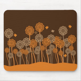 Rétro tapis génial de souris de jardin