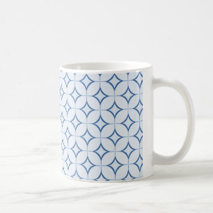 Retro-Tasse, blau Kaffeetasse