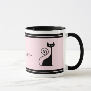 Rétro tasse chic de chat de Paris Kitty