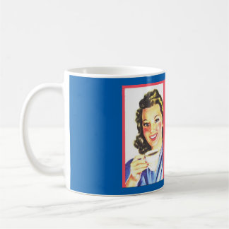 Rétro tasse de café d'amusement