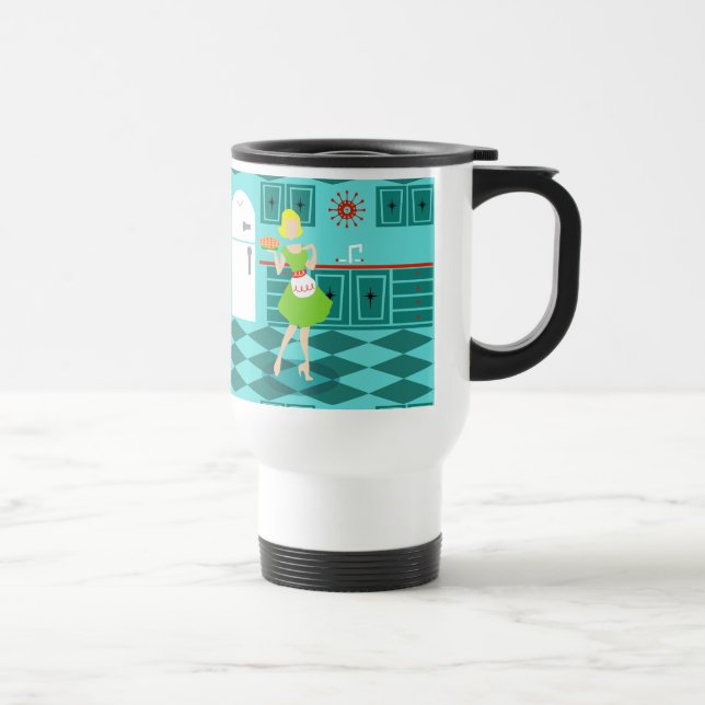 Rétro tasse de voyage de cuisine (Droite)