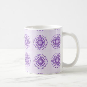 Retro Tasse der Flora, Violett