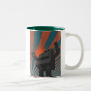 Retro Tasse des Art-Roboter-4