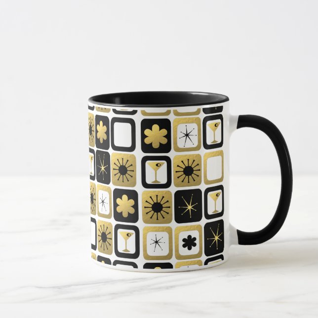 Rétro tasse fascinante d'or (Droite)