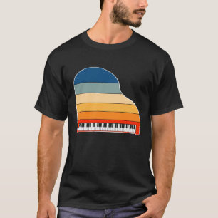 Retro-Tastatur Klavier-Geschenk für Männer Frauen T-Shirt