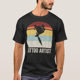 Retro Tattoo Artist Vintag Tinte that Machine Prem T-Shirt