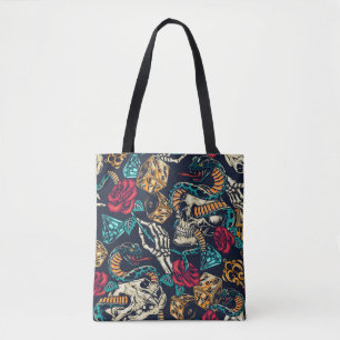 Retro Tattoo Design Tasche