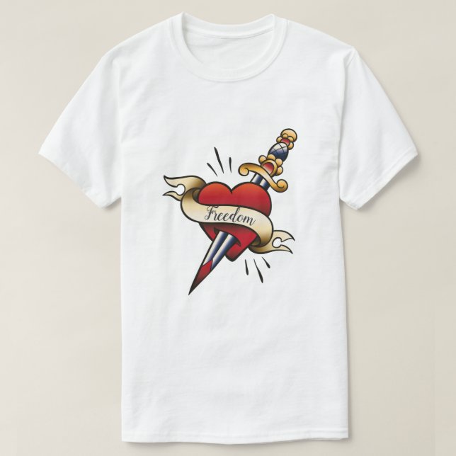 Retro Tattoo T-Shirt (Design vorne)