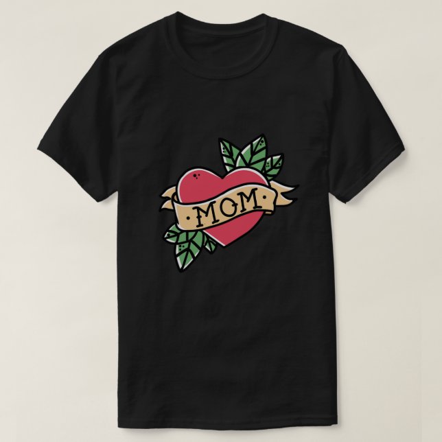 Retro Tattoo T-Shirt (Design vorne)