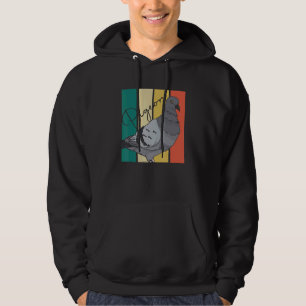 Retro-Taube Tier Taubenzüchter Vogel Taube Hoodie