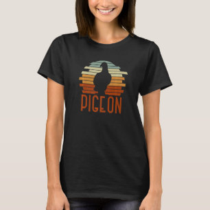 Retro-Taubenzüchter-Vogel-Tier-Taubenrennen-Schwei T-Shirt