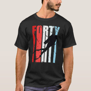 Retro Tauchen 40. Geburtstag Tiefseetaucher Wo T-Shirt