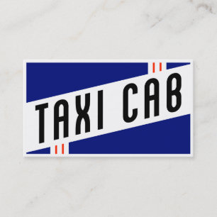 Retro Taxi Visitenkarte