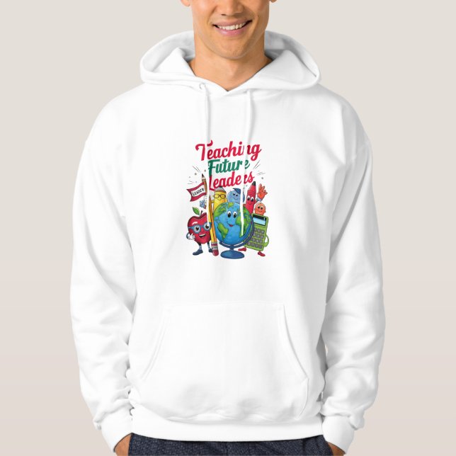 Retro Teacher School Hoodie (Vorderseite)