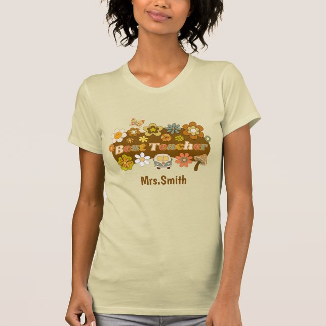 Retro Teacher Tshirt (Devant)