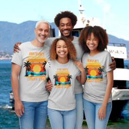 Retro-Team für Familienausflüge vereint T-Shirt