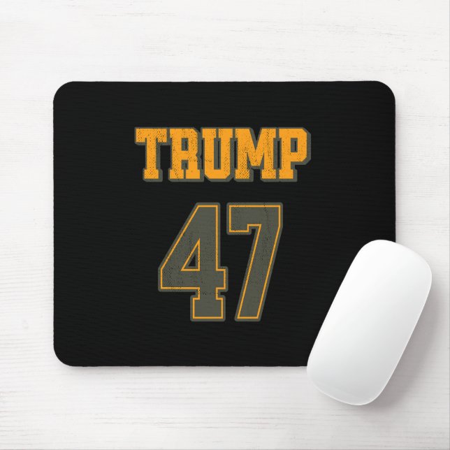 Retro Team Trump 47 Vintag Mousepad (Mit Mouse)