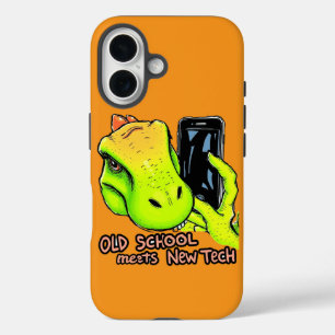 Retro-Tech-Drehung iPhone 16 Hülle