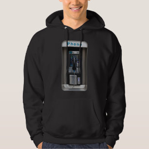 Retro-Telefonzellen-Design, Vintage-Telefonzellen- Hoodie