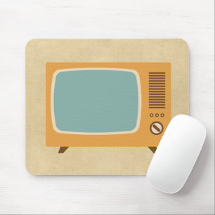 Retro Television Set Mousepad