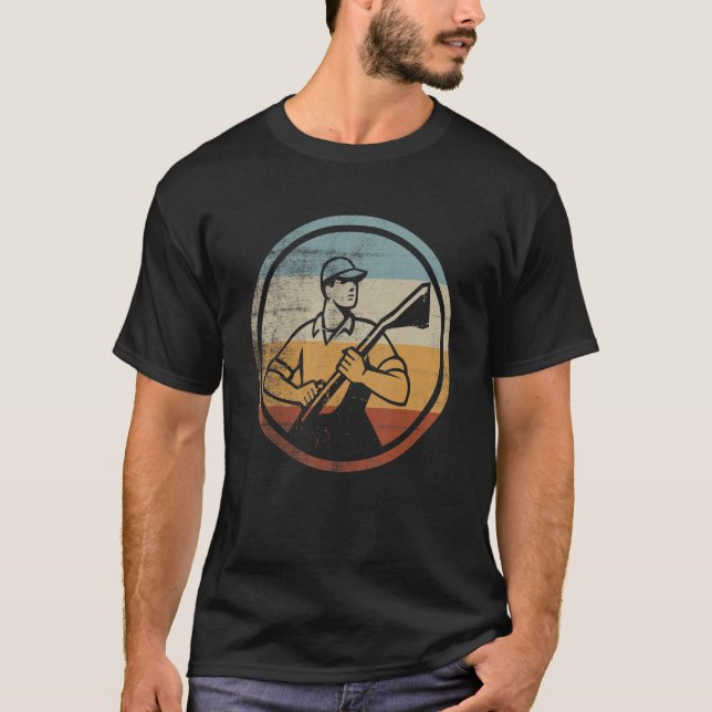 Retro Teppichreiniger Vintager Teppichreiniger T-Shirt (Vorderseite)