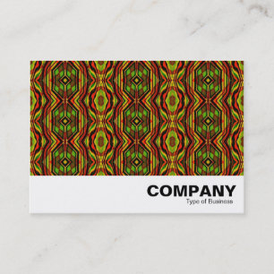 Retro Terrazzo Muster Visitenkarte