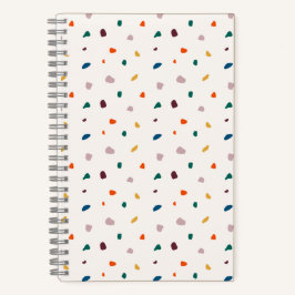 Retro Terrazzo Spiral Notebook Notizbuch