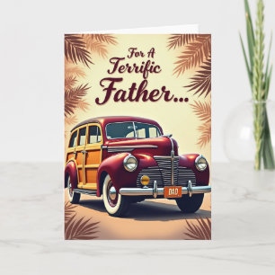 Retro Terrific Vater Woody Card Karte